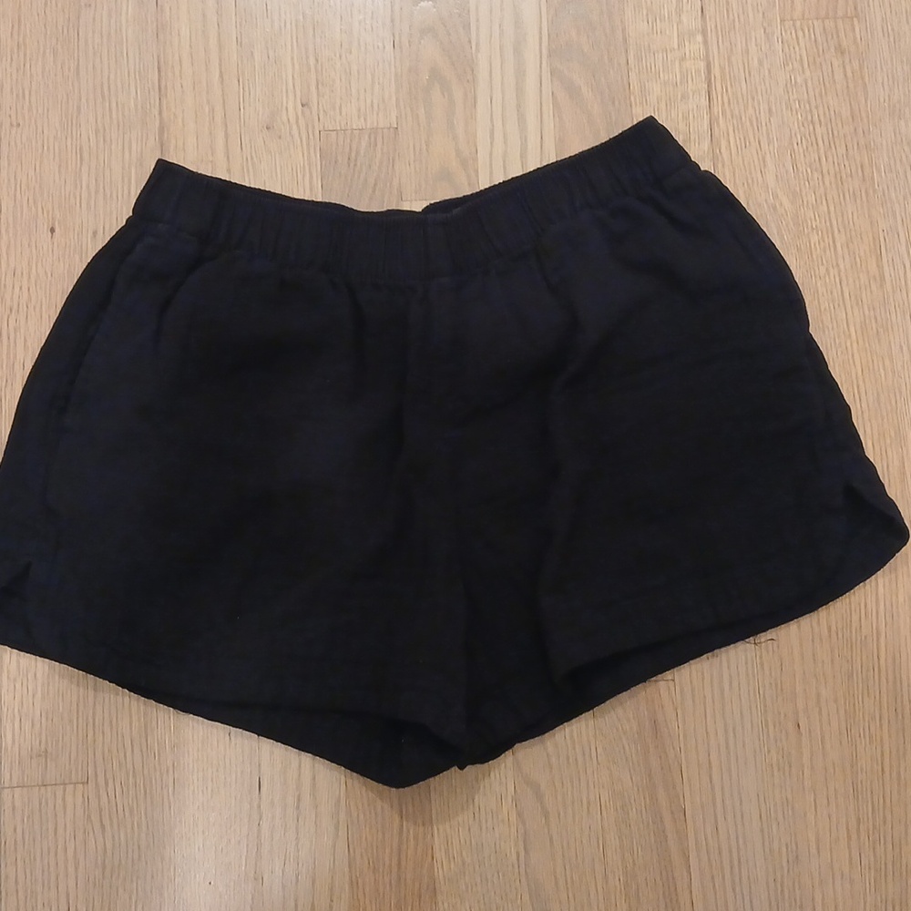 Old Navy Women's Black Crinkle Gauze Shorts